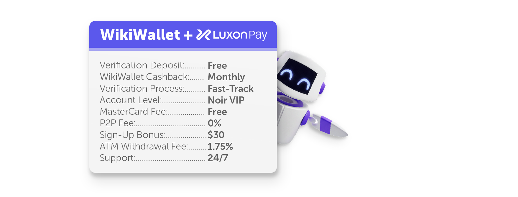 LuxonPay Table